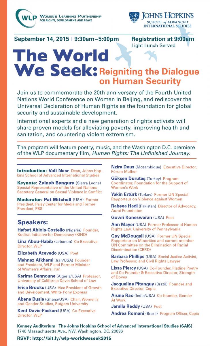 2015 The World We Seek