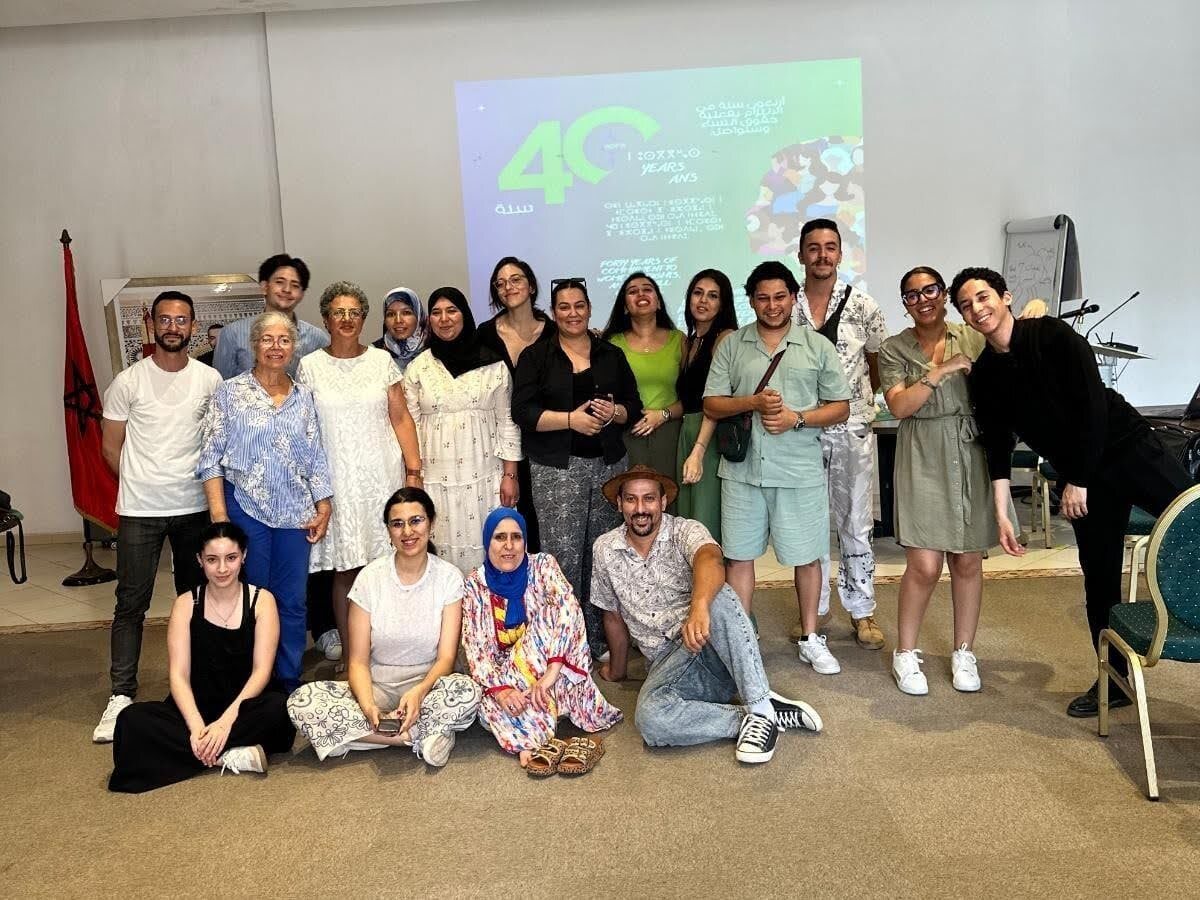 Graduates of ADFM's Culture of Democracy Program that used artivism to advocate for family law reform