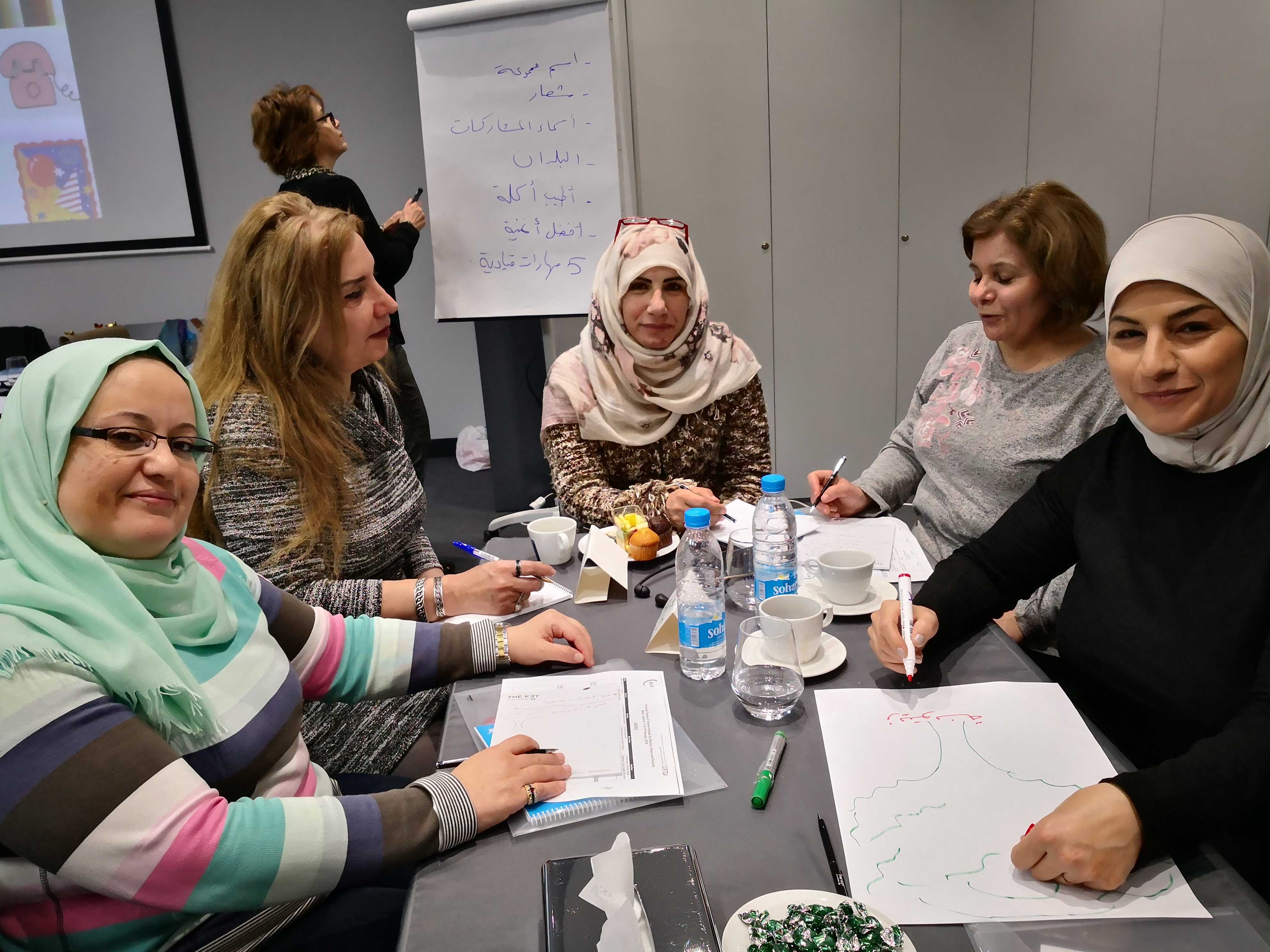 Amal and Group at Beirut WPS RTOT