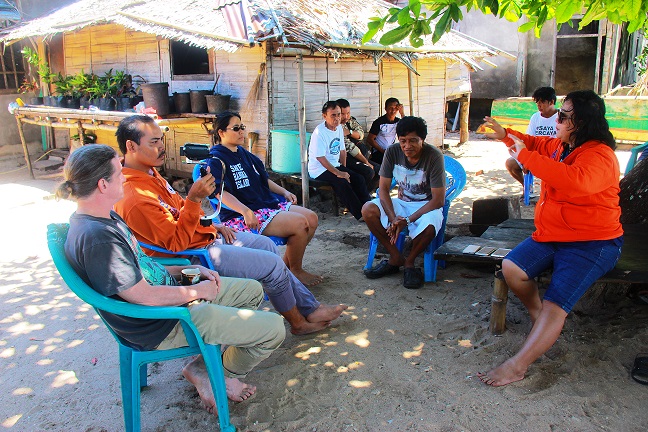 Jull Speaks with Villagers