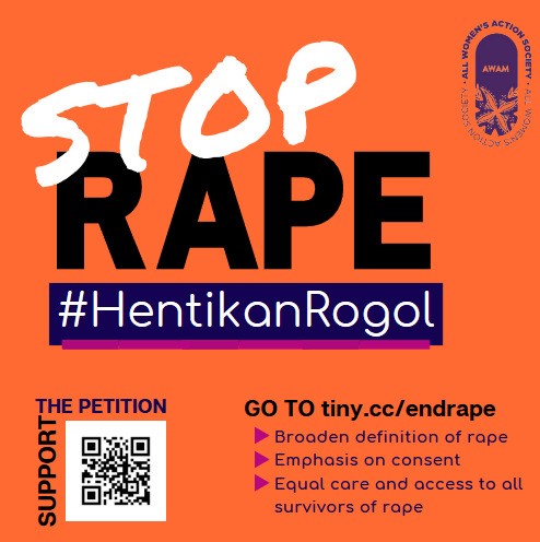 Malaysia 16 Days-End Rape Social Image