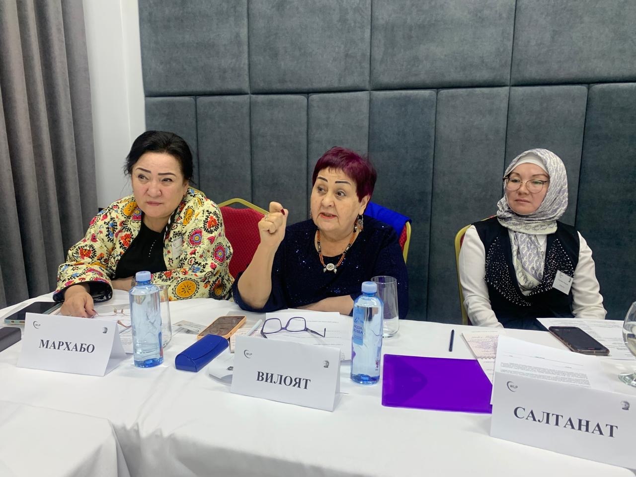 Women in Kazakhstan at a climate justice training