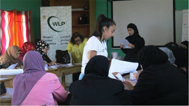 Lebanon refugee leadership workshops group