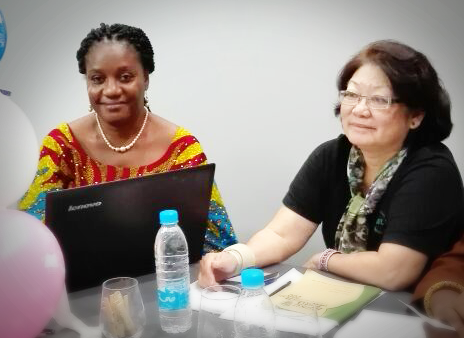 Joy Ngwakwe and Betty Yeoh