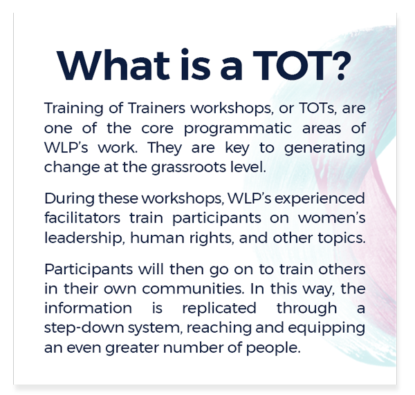 WLP Training of Trainers (TOT)