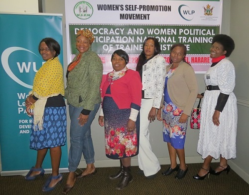 Women attend a training in Harare on participatory leadership. 