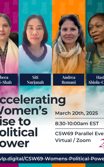 Accelerating Women’s Rise to Political Power