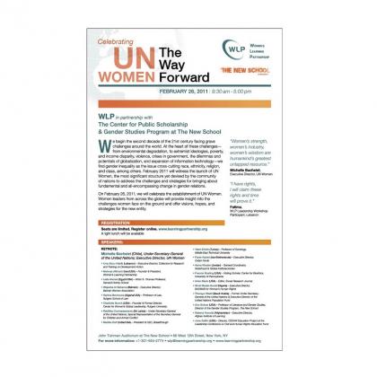 Celebrating UN Women cover image